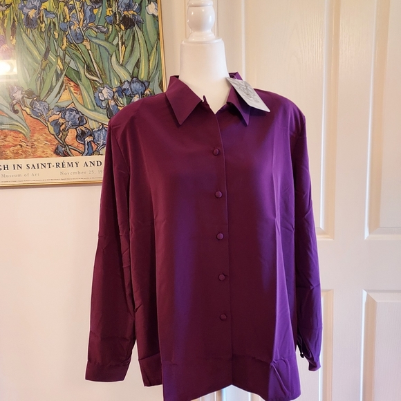 Christie & Jill, Eddie Bauer, CJ Banks, lot of 4 womens shirts size 20W or 2X - Picture 7 of 12